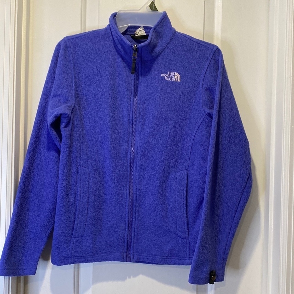 The North Face Fleece Blue and Purple Jacket size L 14/16